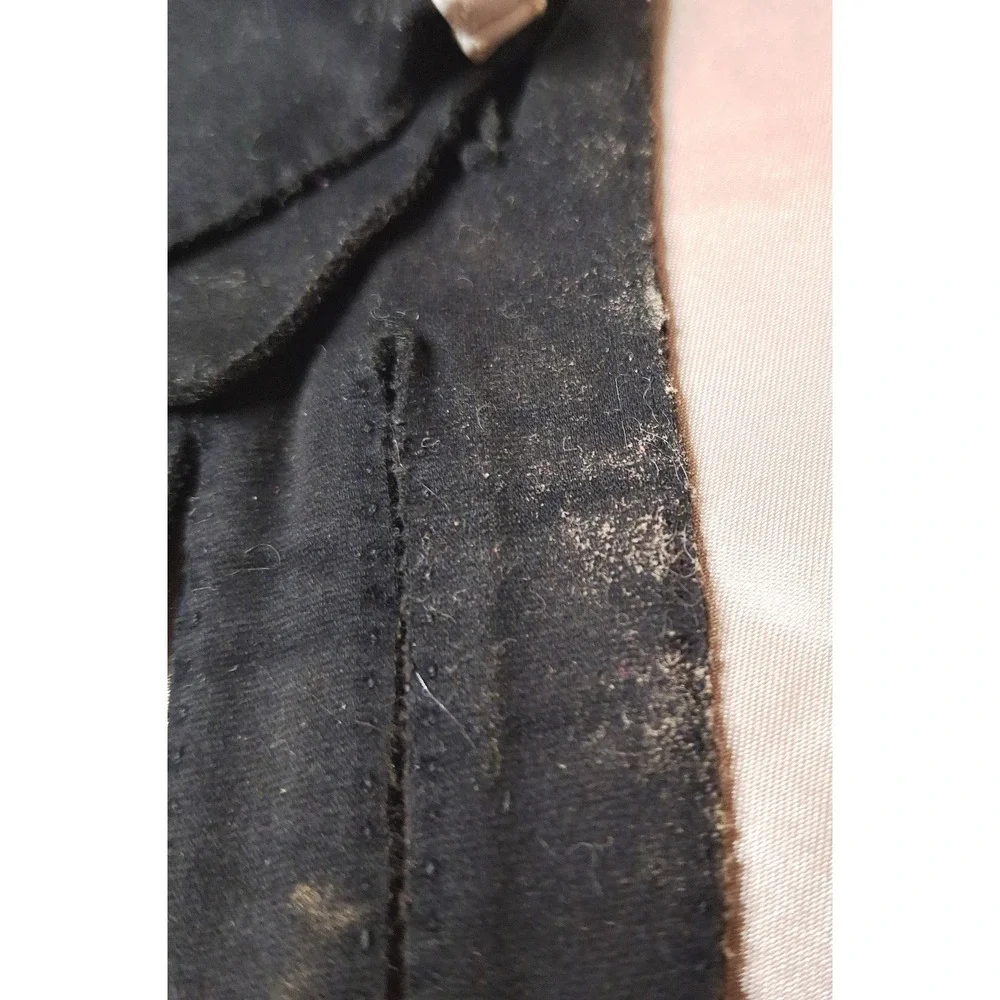 Warm Women's Black Leather Gloves with all cotton‎ lining size 6.5 (6-1/2)